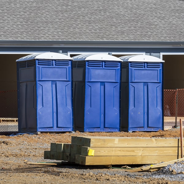 what is the expected delivery and pickup timeframe for the porta potties in Salina New York